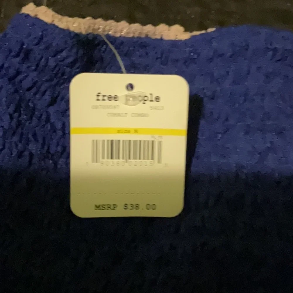 NWT Free People‎ intimately Cobalt Blue Bandeau top women’s Medium